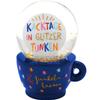 H:PPY life Dream Globe Motif Sparkle Snow Globe, Glass, polyresin, Motif Print, Gift, Decorative Item, 47379 view 1