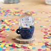 H:PPY life Dream Globe Motif Sparkle Snow Globe, Glass, polyresin, Motif Print, Gift, Decorative Item, 47379 view 2