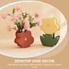 BESPORTBLE Ceramics Flower Arrangement Pot Cute Flower Vase Tabletop Plant Pot for Garden Home Decoration Kids Bedroom Yellow view 3