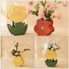BESPORTBLE Ceramics Flower Arrangement Pot Cute Flower Vase Tabletop Plant Pot for Garden Home Decoration Kids Bedroom Yellow view 4