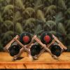VOSAREA 2pcs Wine Rack for Home Bar Foldable Wine Storage Holder Elegant Design for Kitchen Organization view 2