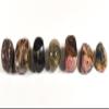 30PCS Medium Pink Orange Rhodonite w/Black Psilomelane Tumbled Stone Pebbles Polished Natural Gemstone Crystal Mineral Specimens - Brazil view 3