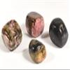 30PCS Medium Pink Orange Rhodonite w/Black Psilomelane Tumbled Stone Pebbles Polished Natural Gemstone Crystal Mineral Specimens - Brazil view 4