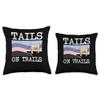 Anatolian Shepherd Dog Tails On Trails Funny Dog Hiking Throw Pillow view 3