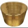 Traditional Brass Atta Parant/Parat Dough Maker Dough Kneader Indian Style Regular Use Brass Parat Size -14 Inch view 2