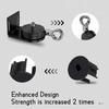 Lihopefe Clutch Plug (Diameter 38mm), Universal Replacement Part, Outdoor Sunshade or Indoor Roller Shutter Sunshade Part (Black) view 3