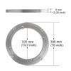 4.7 Inches - 15inches Aluminum Lazy Susan Turntable Ring, Heavy Duty Aluminum Alloy Rotating Swivel Plate - Lazy Susan Ball Bearing, For Kaleidoscopes Tabletop Serving Trade Show Display view 2