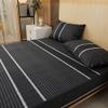 CFYCYHDZHT Comfy Sheets Waterproof Zipper Cartoon six Sided All Inclusive deep Pocket Fitted Sheets, Mattress Protector for Children's Bedroom Black 120cmx200cm+15cm view 1