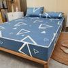CFYCYHDZHT Cool and Breathable Sheet Waterproof Zipper Cartoon six Sided All Inclusive deep Pocket Fitted Sheets, Mattress Protector for Children's Bedroom Blue 180cmx200cm+20cm view 1