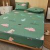 CFYCYHDZHT Bedding Fitted Sheet Waterproof Zipper Cartoon six Sided All Inclusive deep Pocket Fitted Sheets, Mattress Protector for Children's Bedroom Dinosaur 1 180cmx220cm+15cm view 1