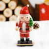 SKHF Sculpture Statues Ornaments Christmas Decortions Nutcracker Puppet Crafts Home Decor Ornaments view 1
