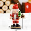 SKHF Sculpture Statues Ornaments Christmas Decortions Nutcracker Puppet Crafts Home Decor Ornaments view 2