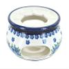 Blue Rose Polish Pottery - Blue Kalina Teapot Warmer - 5" Diameter - Decorative Teapot Stand for Keeping Tea Hot view 1