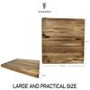 Acacia Wood Rectangular Cutting Board, Made in Vietnam 15.75 x 11.8 x 0.8 Inch view 2