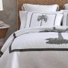 Tommy Bahama - King Quilt, Reversible Cotton Bedding, Breathable Bedding Set for All Seasons (Palm Island Green, King) view 4