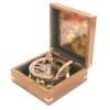 5 inches Functional Large Sundial Compass in Handcrafted Rosewood Case Top Grade Quality | Working Compass, Steampunk Accessory, Sundial Clock, Calibrated Vintage Gift Idea view 1