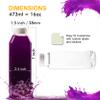 EcoQuality Empty Clear Plastic Juice Bottles with Tamper Evident Caps 16 OZ - Smoothie Bottles - Ideal for Juices, Milk, Smoothies, Picnic's and even Meal Prep Juice Containers (16 Ounce) (30) view 2