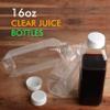 EcoQuality Empty Clear Plastic Juice Bottles with Tamper Evident Caps 16 OZ - Smoothie Bottles - Ideal for Juices, Milk, Smoothies, Picnic's and even Meal Prep Juice Containers (16 Ounce) (30) view 4