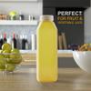 EcoQuality Empty Clear Plastic Juice Bottles with Tamper Evident Caps 16 OZ - Smoothie Bottles - Ideal for Juices, Milk, Smoothies, Picnic's and even Meal Prep Juice Containers (16 Ounce) (10) view 4