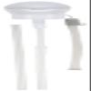 Skater PSHC5S-A Plastic Bottle with Straw Cap, 11.8 fl oz (350 ml), 16.9 fl oz (500 ml), Carrying Case Included, Gray, X White view 1
