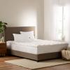 SERTA Down Illusion Soft Hypoallergenic 2 inch Pillowtop Simple Fit Mattress Topper, King, White view 1