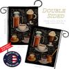 Angeleno Heritage Ultimate Coffees Burlap Garden Flag Set Wall Holder Beverages Coffee & Tea Latte Capucchino Expresso Drink Cream Cup Teapot House Banner Small Yard Gift Double-Sided, Made in USA view 3