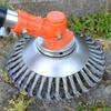 QAZX Grass Trimmer Cutter Head with Thrust Washer, Rider Plate, Collar Nut, Maintenance Screwdriver, Bevel Washer, Wire Brush Cutter Trimmer Head for Rust Removal,Paving Stone view 1