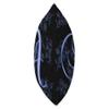 A Blue Flower Garden Leaf Plant Bloom Initial Letter Name Throw Pillow view 2