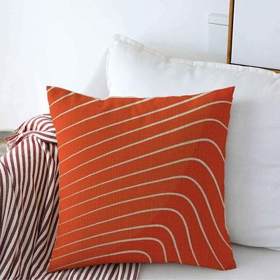 Aiiwdito Throw Pillow Cover Decorative Square Pillowcase Meat Japan Orange Sushi Red Fish Salmon Natural Food Drink Fillet Graphic Pattern Cook Restaurant Cushion Case for Sofa Bedroom Car 20x20 Inch