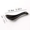 Dessert Spoons Mini Four-piece Household Restaurant Thickened Small Soup Spoon Kitchen Tool Seasoning Spoon Oatmeal Breakfast Spoon Chinese Rice Spoon Spoons (Size : Small) view 2