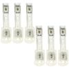 Healifty 6pcs Wall Mount Bracket Curtain Wall Mount Double Curtain Track White view 1