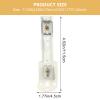 Healifty 6pcs Wall Mount Bracket Curtain Wall Mount Double Curtain Track White view 2