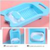Cabilock Plastic Washboard Basin Non- Slip Washing Washboard Plastic Home Laundry Washboard Mini Washboard for Kids Shirts view 3
