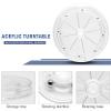 Zorveiio 8 Inch 1Pcs Acrylic Turntable Organizer, Clear Rotating view 2