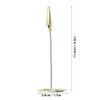 Cyrank 10Pcs Metal Table Number Holders Mini Place Card Holders Gold Desktop Business Picture Message Card Holder view 2