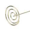 Cyrank 10Pcs Metal Table Number Holders Mini Place Card Holders Gold Desktop Business Picture Message Card Holder view 4