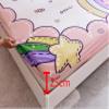 CFYCYHDZHT Comfy Sheets Soft Comfortable Printed Mattress Protector, Cartoon Animation Cotton Fitted Sheets for Children's Bedroom Pink 120200cm view 2