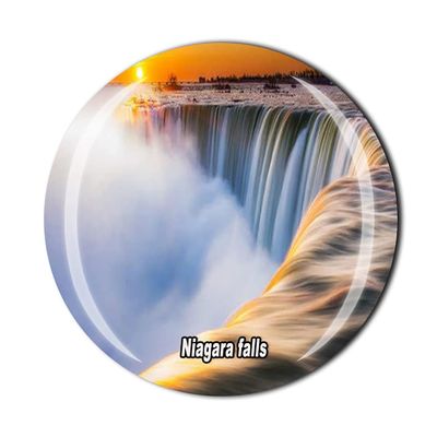 Canada 3D Niagara Falls Fridge Magnet Souvenir Crystal Glass Magnet Travel Souvenir Collection Gift Home Kitchen Decoration