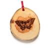 Butterfly Wood Ornament, Tree Slice Decorative Butterfly Hanging view 1
