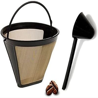 Modern Impressions Replacement Permanent Coffee filter GTF Gold Tone Filter for DTC-850 with Large Coffee Scoop