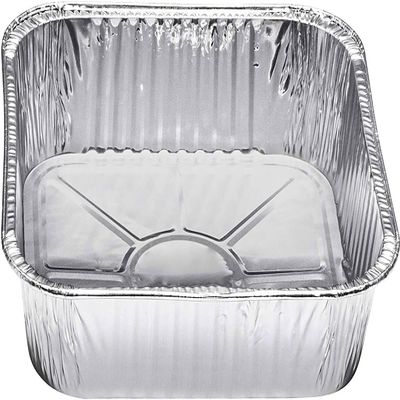 Nicole Fantini Disposable Aluminum 9 Inch Square Deep Baking Pans Without Lids | Disposable Baking Pan BPA Free Recyclable Oven Safe | Perfect for Cooking Catering Food Prep Storage | 25 Count