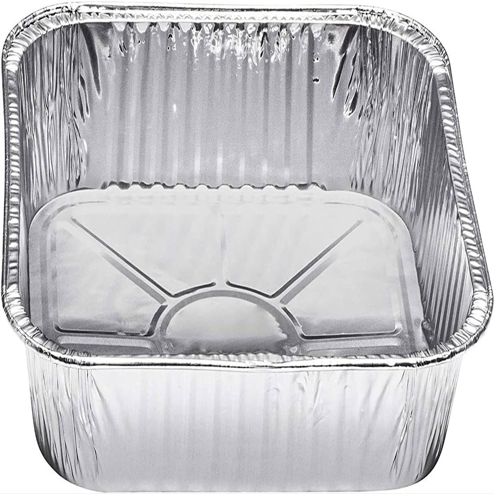 Nicole Fantini Disposable Aluminum 9 Inch Square Deep Baking Pans Without Lids | Disposable Baking Pan BPA Free Recyclable Oven Safe | Perfect for Cooking Catering Food Prep Storage | 25 Count