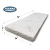 Foamma 3 x 24 x 72 Truck, Camper, RV Travel Visco Gel Memory Foam Bunk Mattress, Organic Cotton Cover, Made in USA, Comfortable, Travel Trailer, CertiPUR-US Certified view 2
