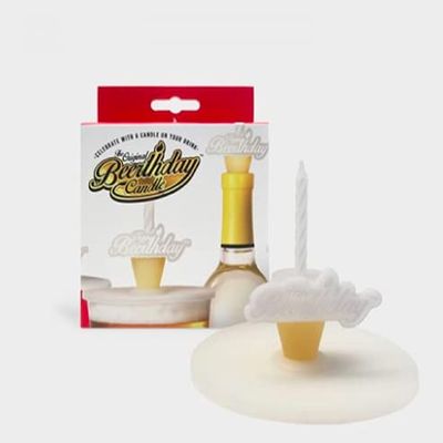 The Original Beerthday 1000529665 Beer Day Candle - Pack of 24