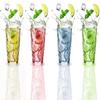 16 oz Plastic Tumblers Drinking Glasses, Clear Acrylic Drinking Cups Wine Glasses Beverage Cups Tumbler for Poolside Party, Outdoor&Indoor, Stackable, Dishwasher Safe, Easy to Clean, Large Capacity view 2