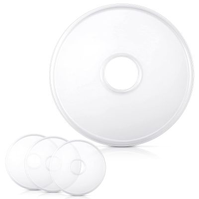 Nuenen 4 Pack Non-Stick Dehydrator Trays, 12 x 12'' Fruit Leather Roll Sheets & Dehydrator Accessories, Perfect for Making Jerky, Yogurt, and Dried Fruits