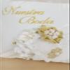 A&C Quinceaeras and More Wedding Pillow, Wedding Kneeling Pillow, Wedding Gift, Wedding Decorations 552 (Ivory Silver, Small Pillow) view 3
