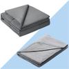 Elegear Revolutionary Cooling Blanket 59" x 79" Gray and Cooling Comforter 59" x 79" Gray Bundle view 1