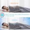 Elegear Revolutionary Cooling Blanket 59" x 79" Gray and Cooling Comforter 59" x 79" Gray Bundle view 2