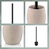 kela Toilet Brush Set, Cement, Beige, 10.5x10.5x44cm view 4